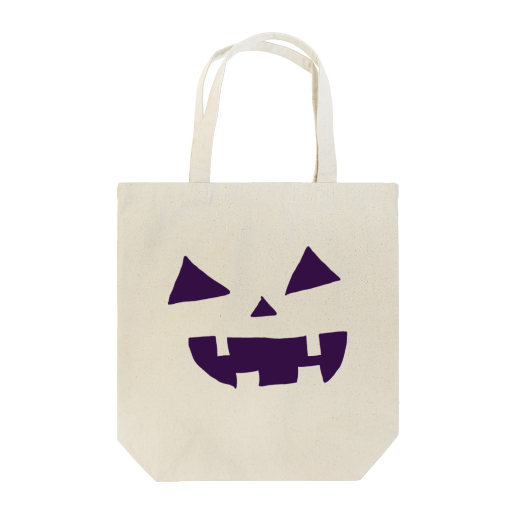 ゆずずショップのハロウィンおばけカボチャ🎃 Tote Bag