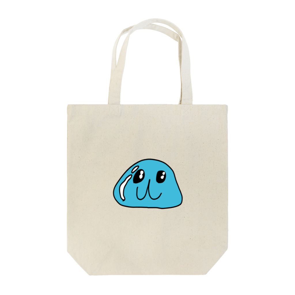 love and peace のぷよぷよ星人ぶるー Tote Bag