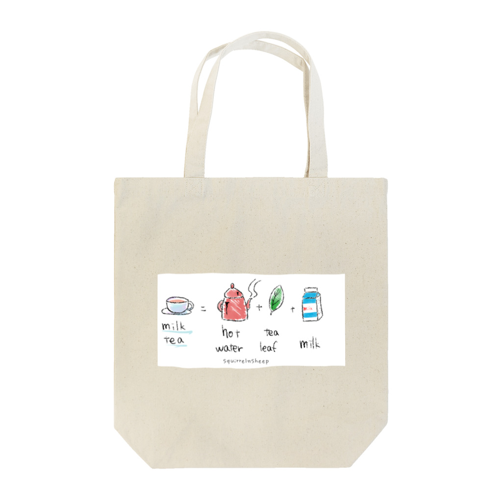 りすとひつじのみるくち Tote Bag