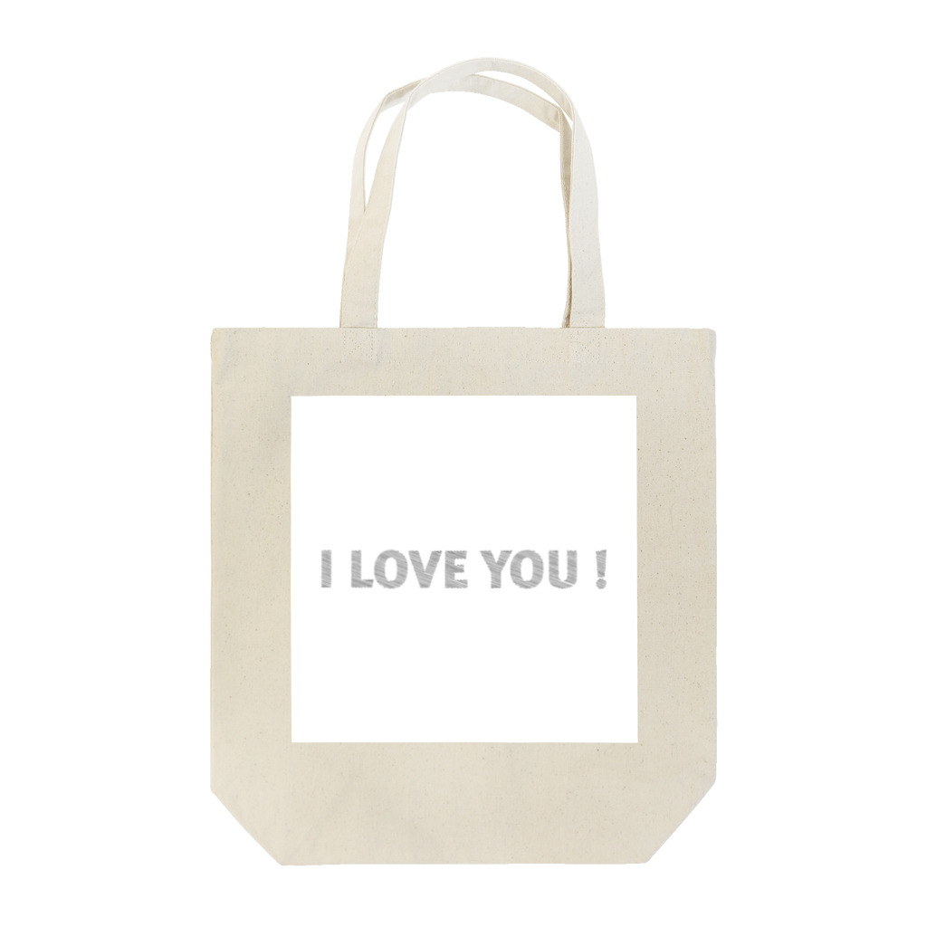 chaco・lateのI LOVE YOU ! トートバッグ