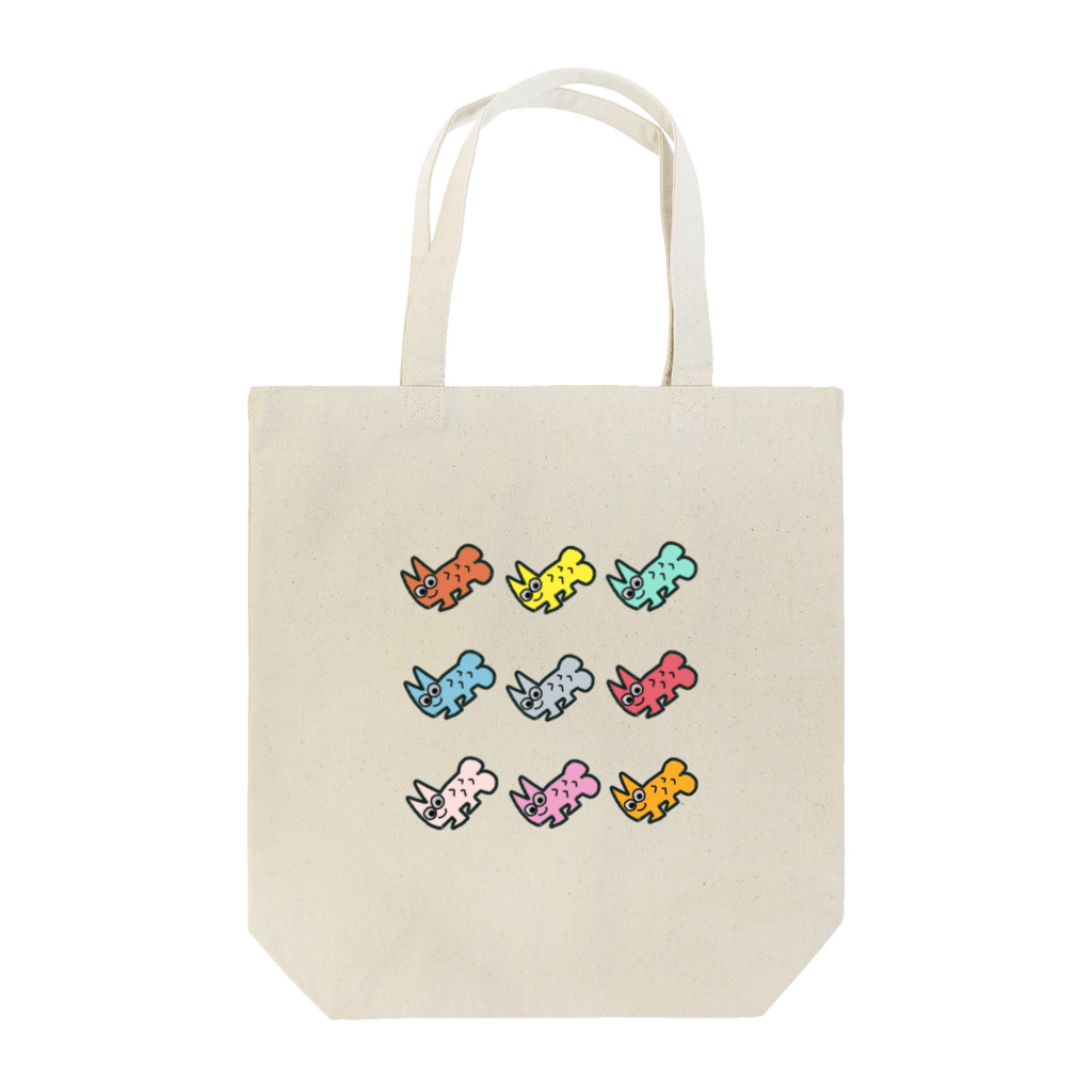 2step_by_Jrのチンキャットスター　カラフルバージョン Tote Bag