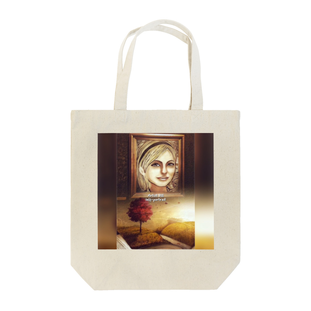 【ホラー専門店】ジルショップのアーティストジル(正方形) Tote Bag