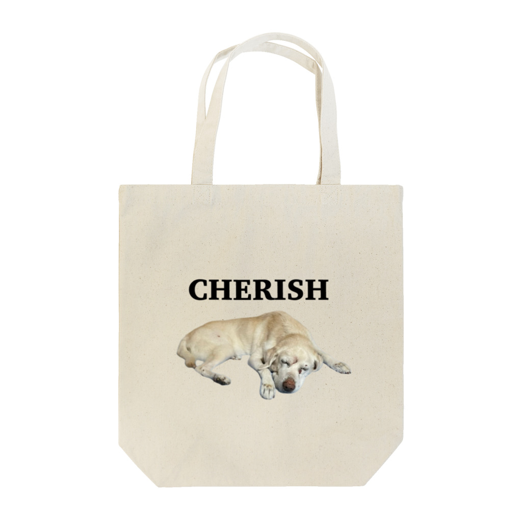 愛犬チェリッシュの公式グッズのチェリッシュ Tote Bag