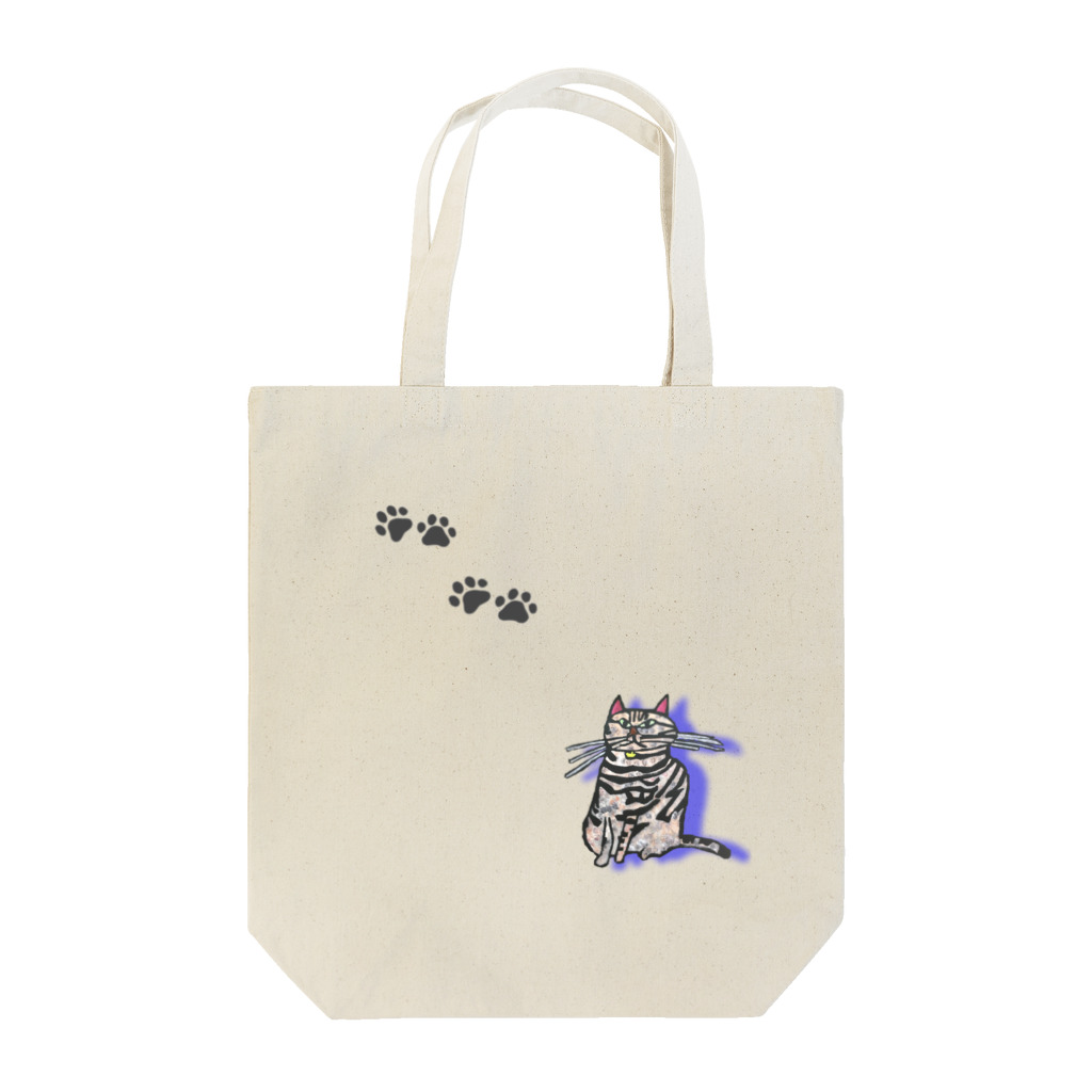 ダイナのおひげのステンシル・ダイナ②🐾 Tote Bag