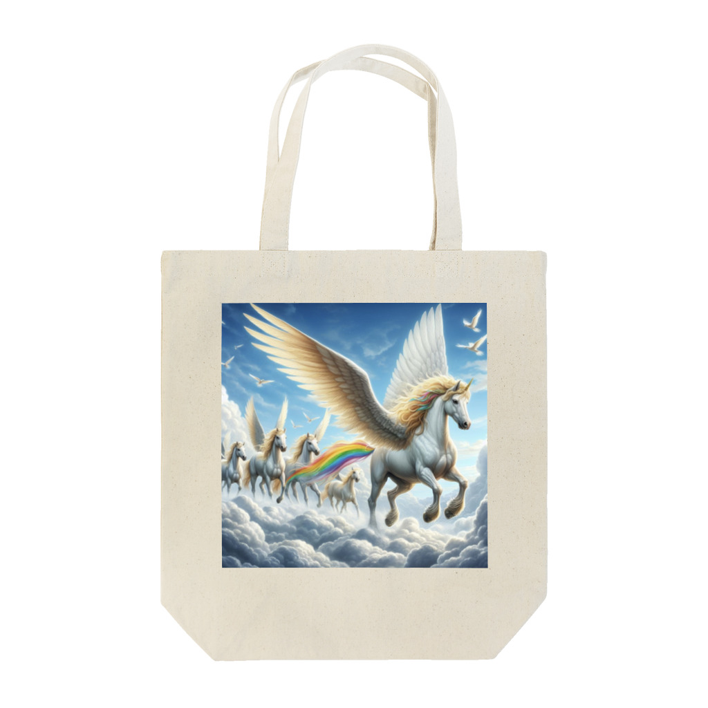 愛美のママの幻想的なペガサス Tote Bag