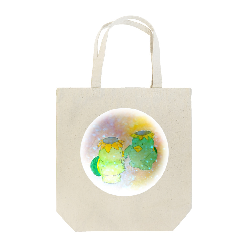 ☆あゆ ころ たろの☆ ハッピーライフの透明水彩カッパ Tote Bag