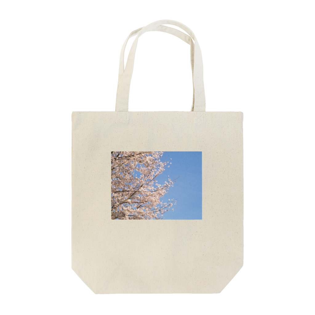 空と花とフィルムのあの日の桜 トートバッグ