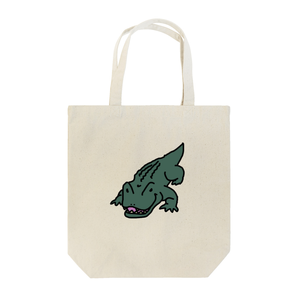 ゆるあにまるのワニ Tote Bag