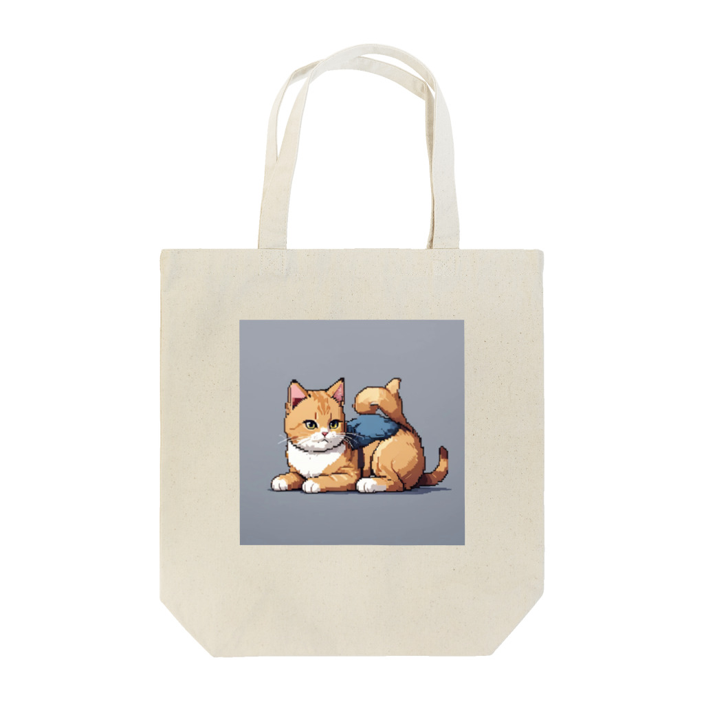 ミリススタイルの猫のゆるキャラ Tote Bag