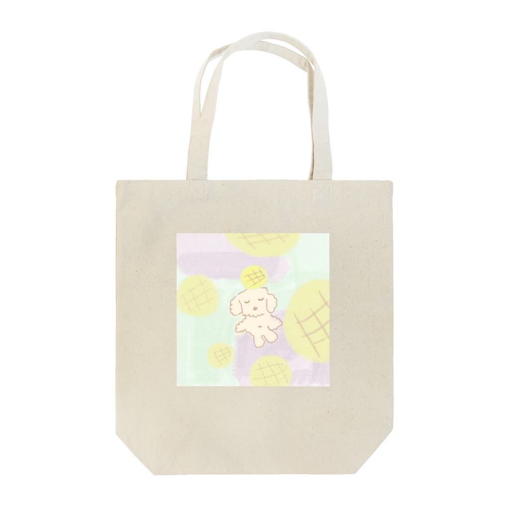 アトリエ　気ままにめろんぱんのふわふわメロンわんこ Tote Bag