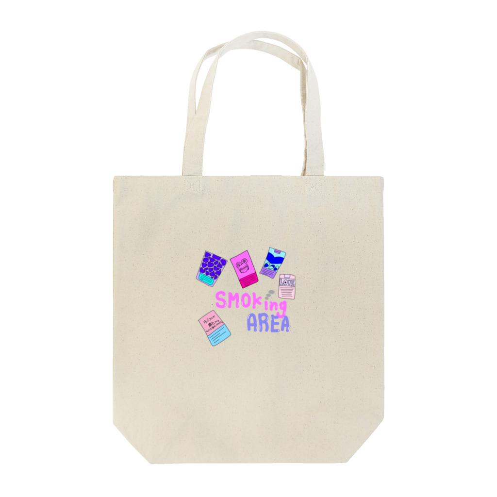 #727079のSmoking Area Tote Bag