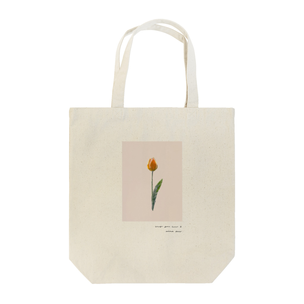 rilybiiの夕焼けとチューリップ Tote Bag