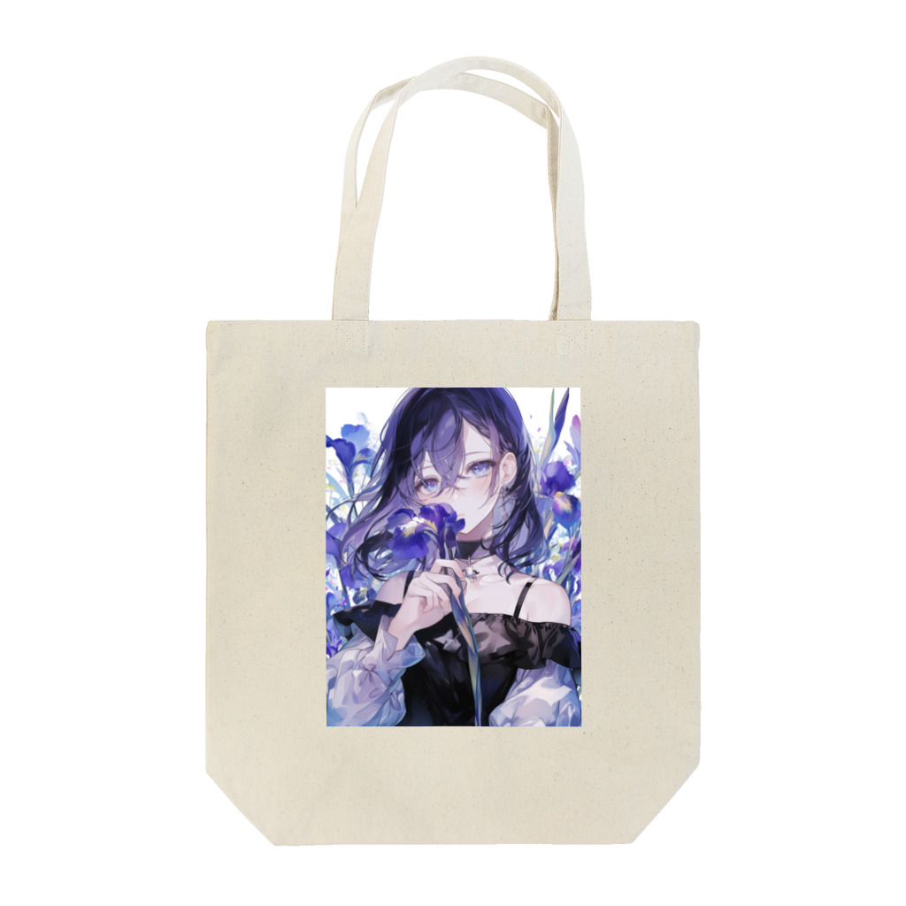 AQUAMETAVERSEの花菖蒲の優美な香り　BLUE PLUM  691 Tote Bag