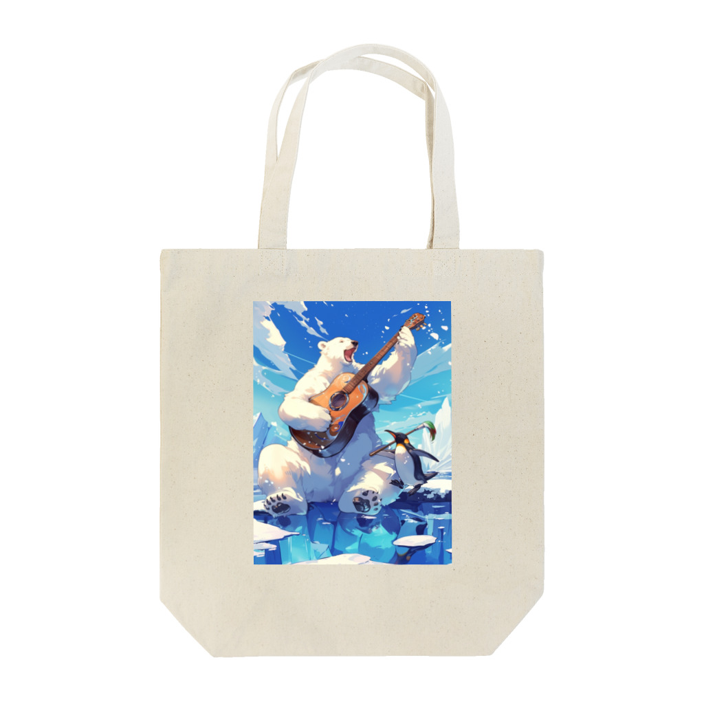 シロクマペンギンのシロクマペンギン Tote Bag