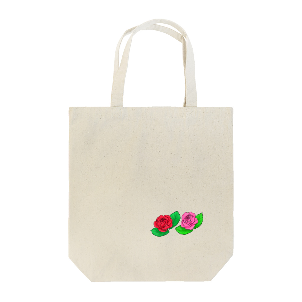 Lily bird（リリーバード）の薔薇のステッカー ミニサイズ トートバッグ
