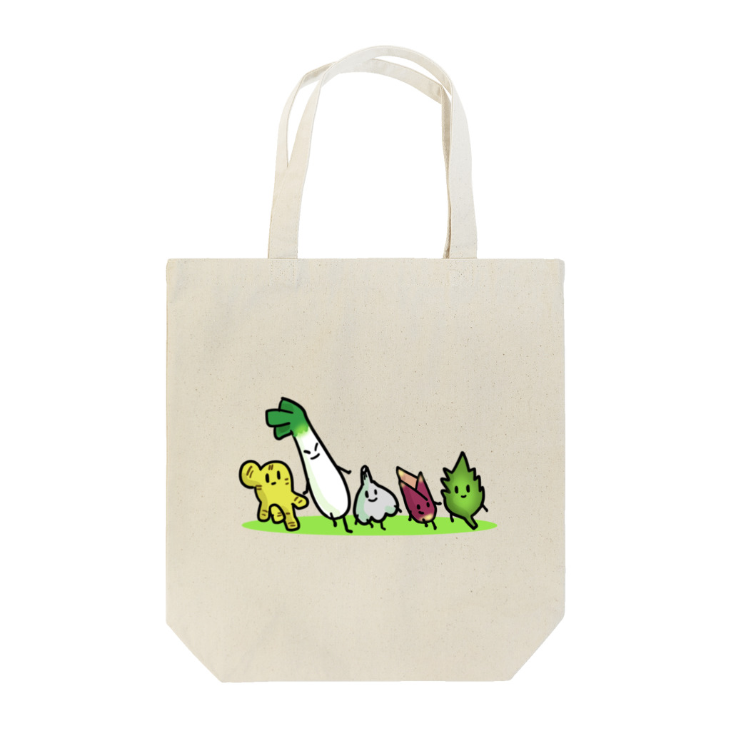 kokonatu-boxのあつまれ薬味部 Tote Bag