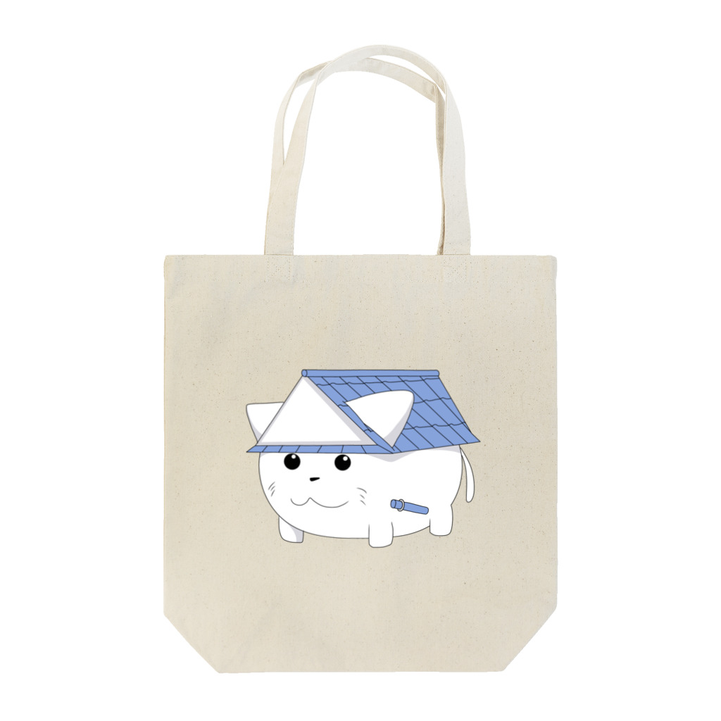 Flowerの家猫ザムライ Tote Bag