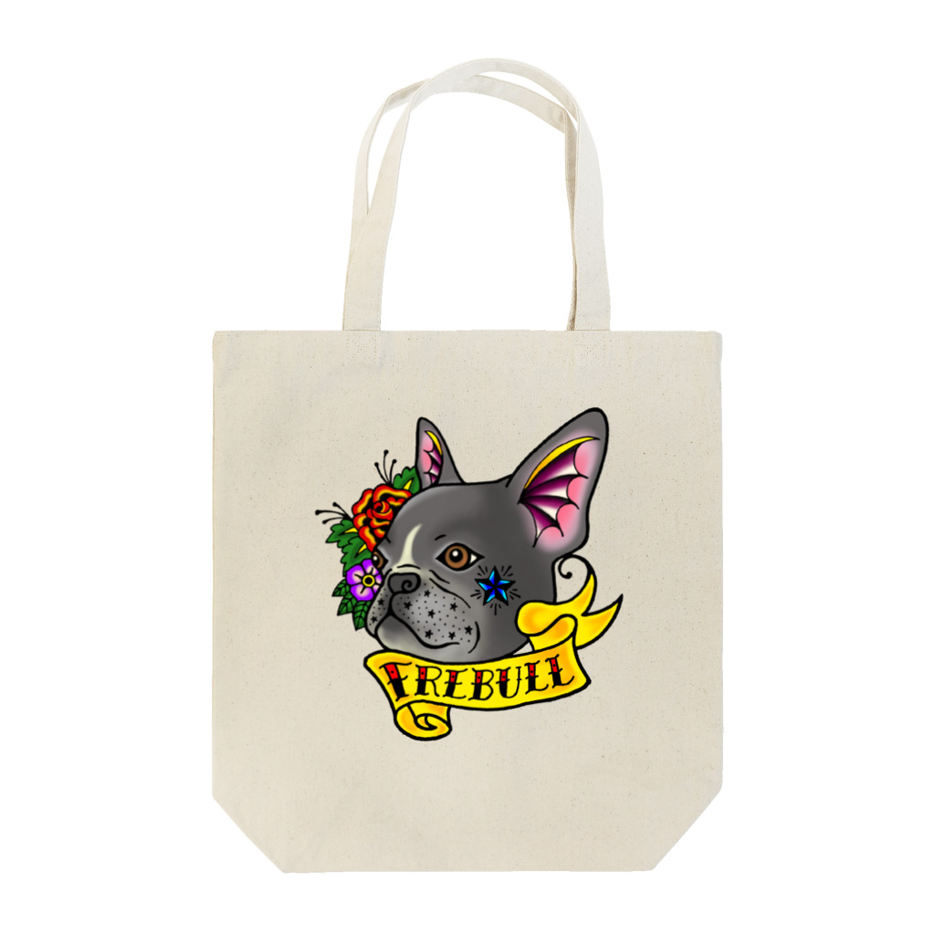 フレンチブルドッグのJILVAのフレンチブルドッグ／ブリンドル  Tote Bag