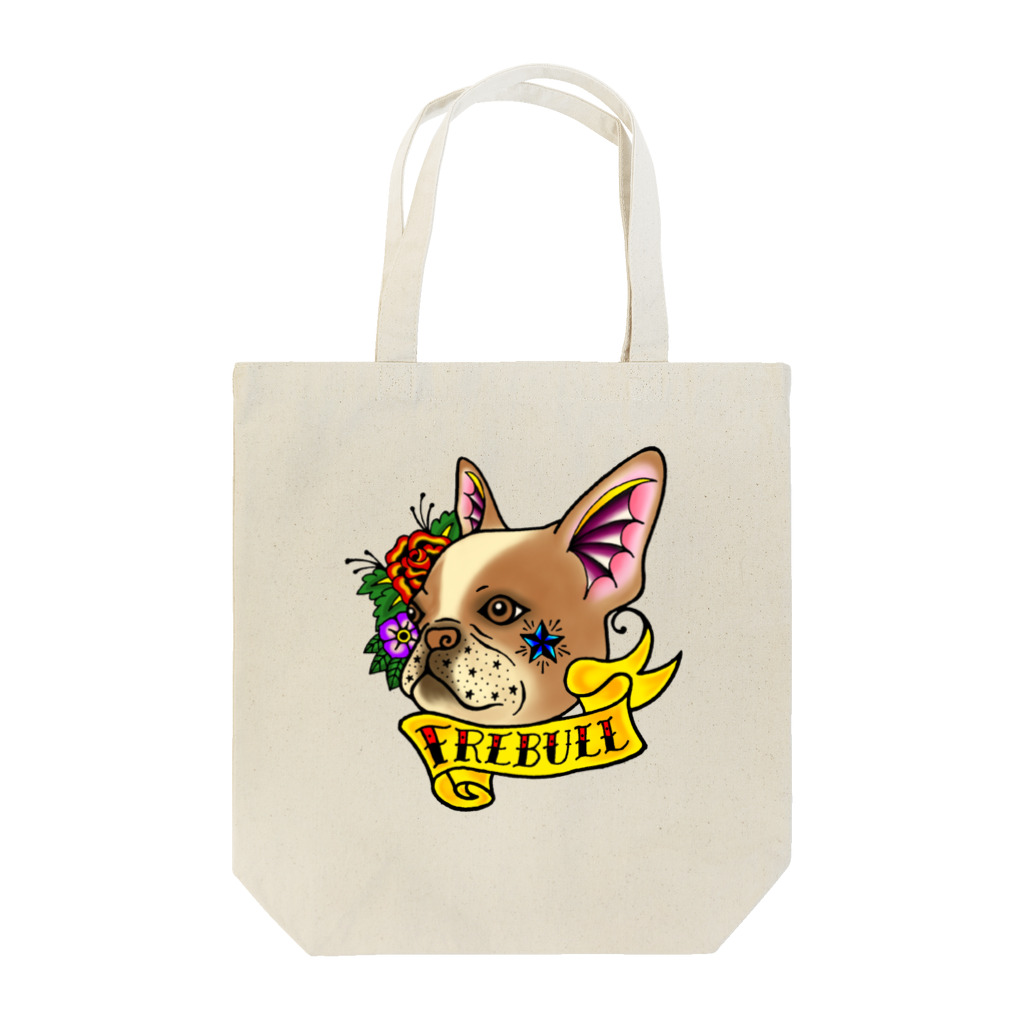 フレンチブルドッグのJILVAのフレンチブルドッグ／ハニーパイド Tote Bag