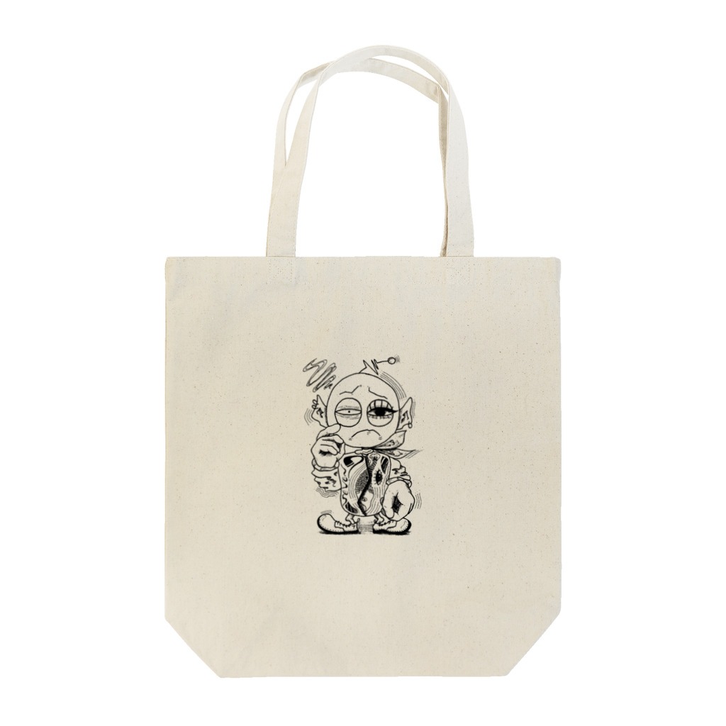 せ ぶ ん の お み せのおなやみ宇宙人 Tote Bag