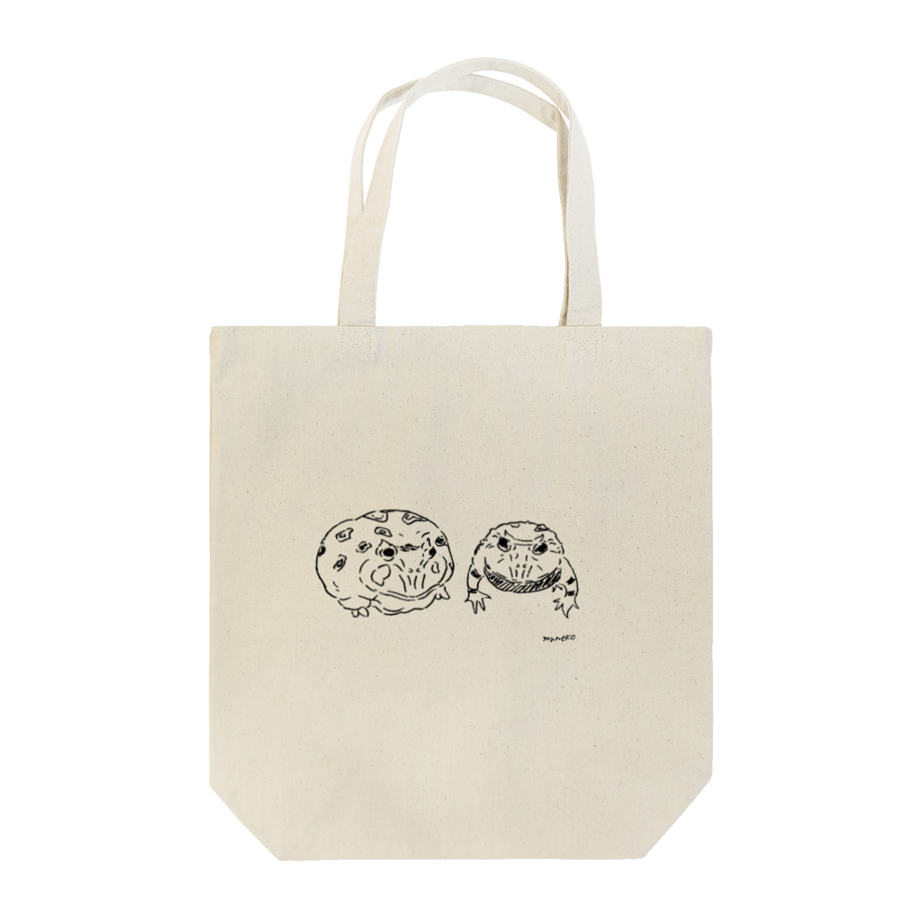 ピエールストア　pierre storeの２匹のツノガエル  Tote Bag