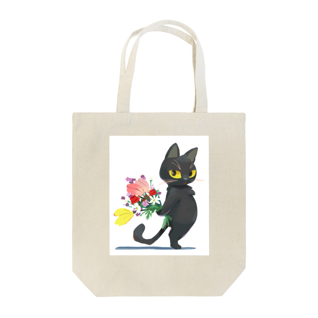 MARINAのthank you cat Tote Bag