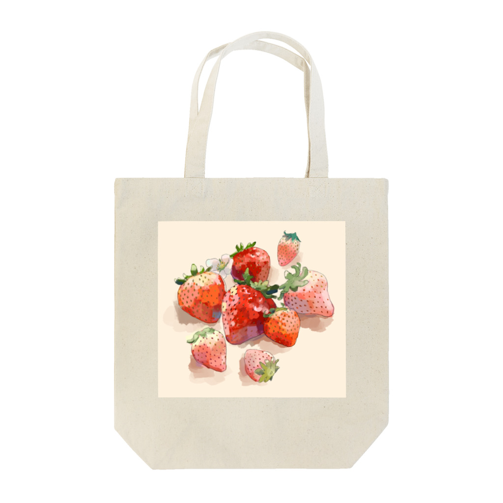 mido_monのおいしいイチゴ Tote Bag