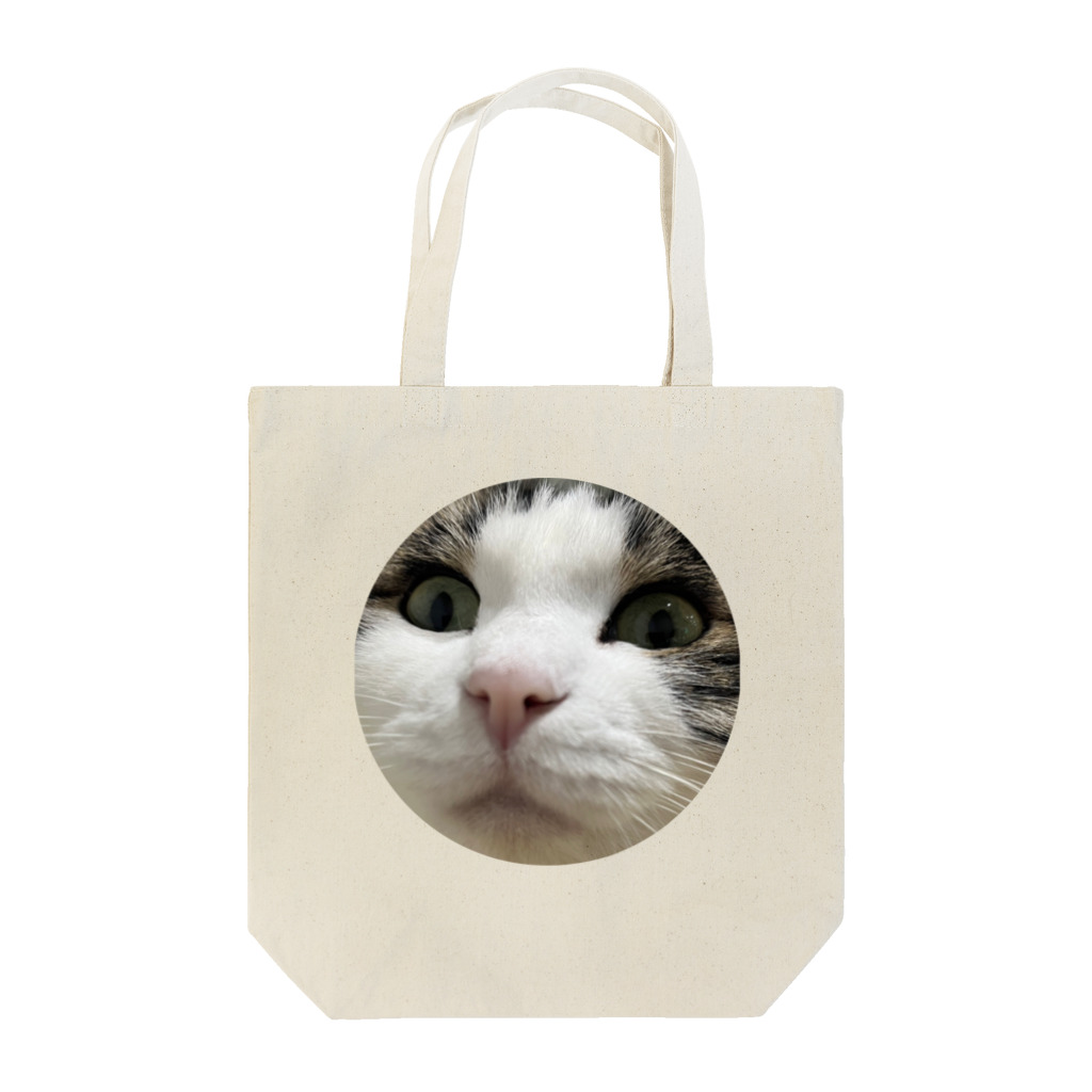 うちのにゃんず🐈のみーみーちゃんのメンチ Tote Bag