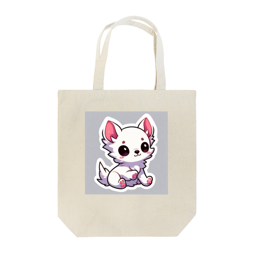 可愛いチワワグッズショップのホワイトチワワちゃん Tote Bag