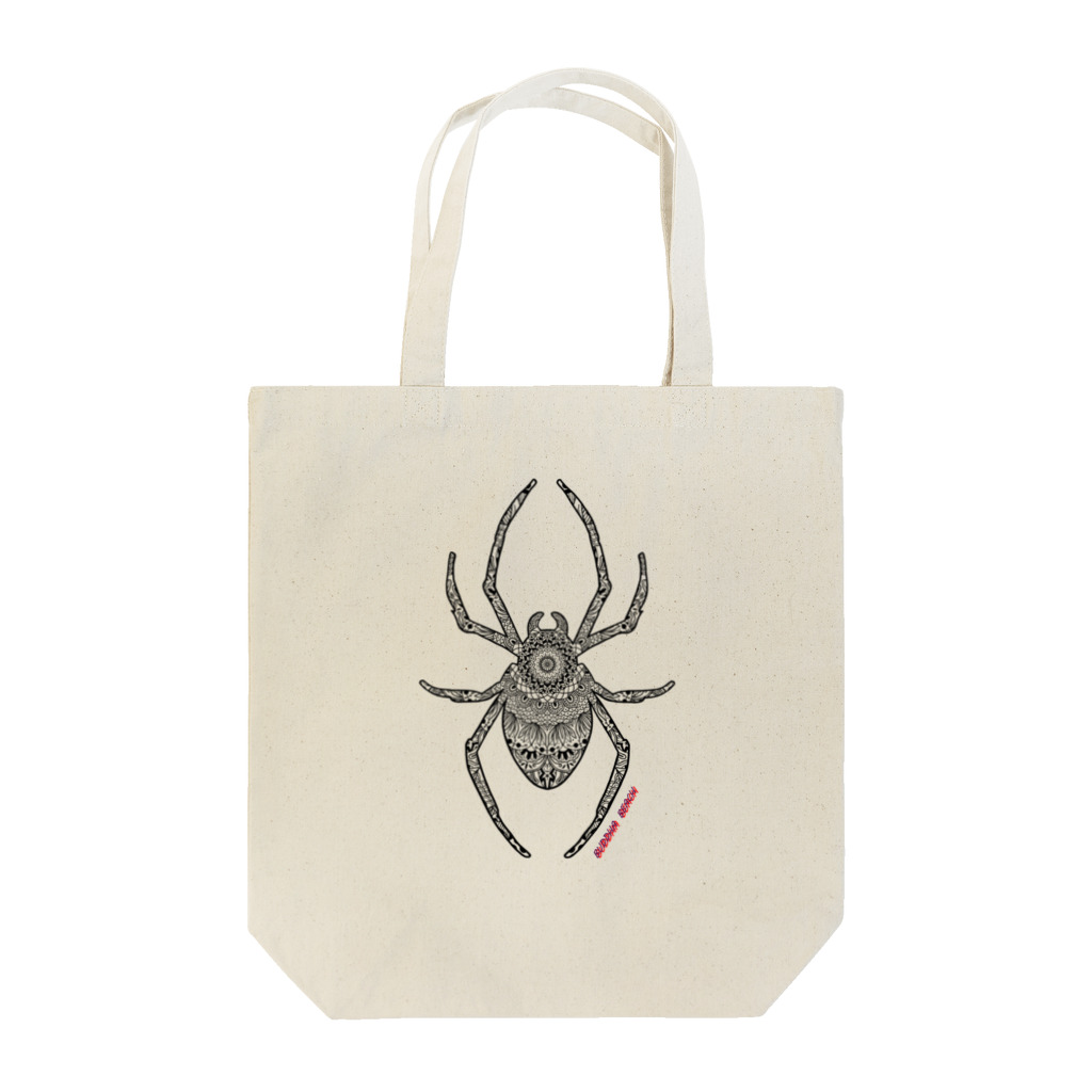 BUDDHA_BEACHの蜘蛛 Tote Bag