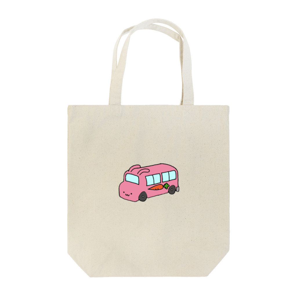 いぬのはなこ小屋のうさぎ幼稚園(もも) Tote Bag