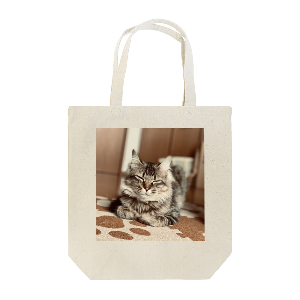 保護猫ファミリーの虎徹コレクション トートバッグ