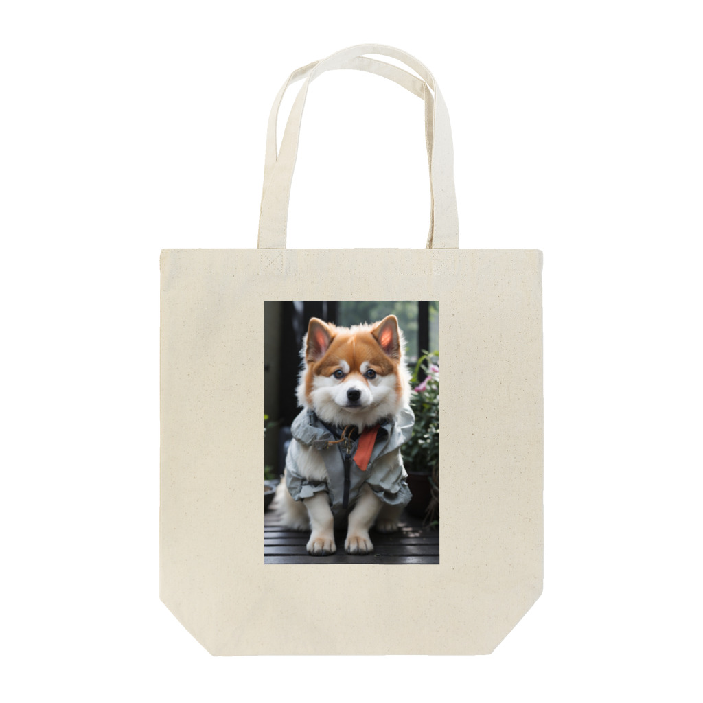 TATAKUKUのおしゃれな犬 Tote Bag