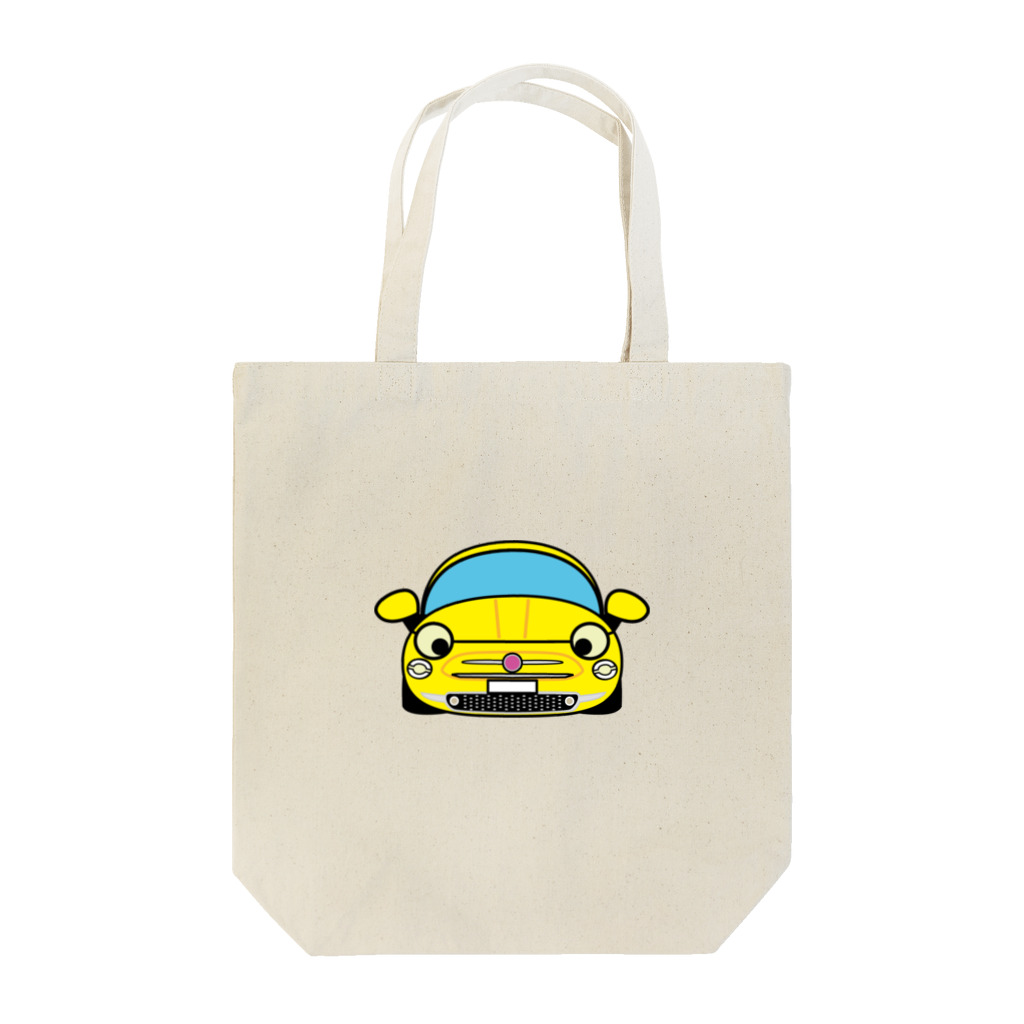 bajiponの黄色カー Tote Bag