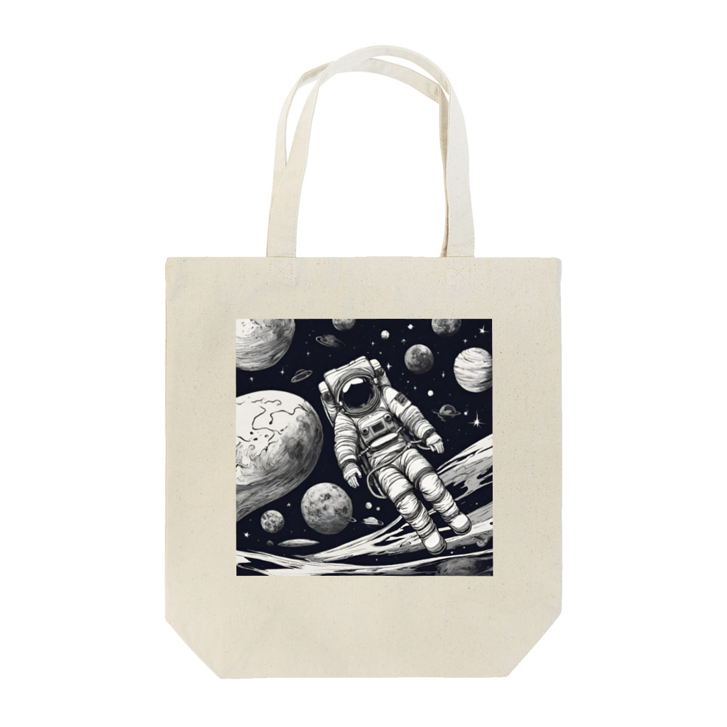 遊びの場の宇宙飛行士 Tote Bag