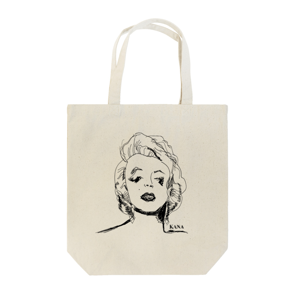 Kana Natsuのマリリンモンロー Tote Bag