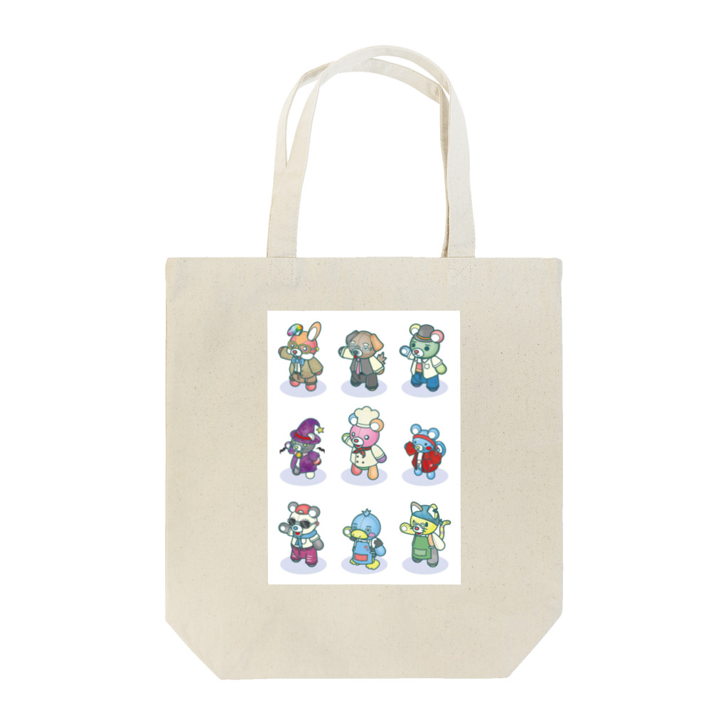 RaJappアイテムショップのぐるレス店員ズ Tote Bag