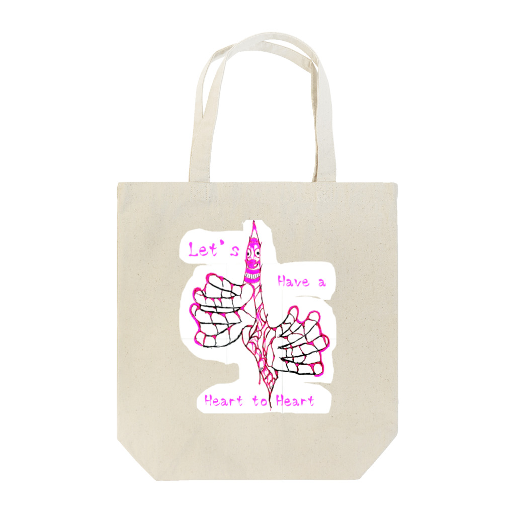 SASARiNS のHave a Heart to heart Tote Bag