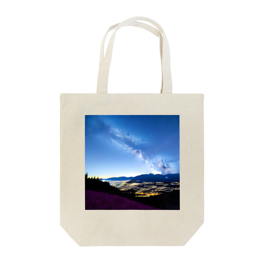 the blue seasonの満点の星空 Tote Bag