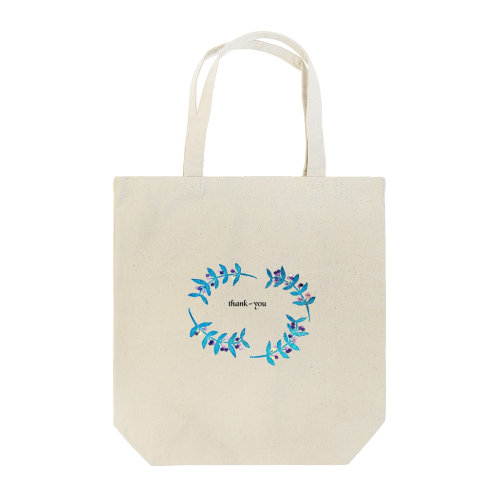 LAPIROSE STAMP SHOPのムラサキシキブ柄 Tote Bag