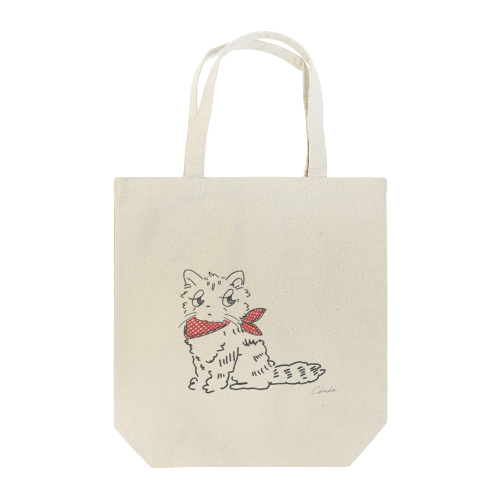 下町のお猫はんのおしゃれChacha Tote Bag