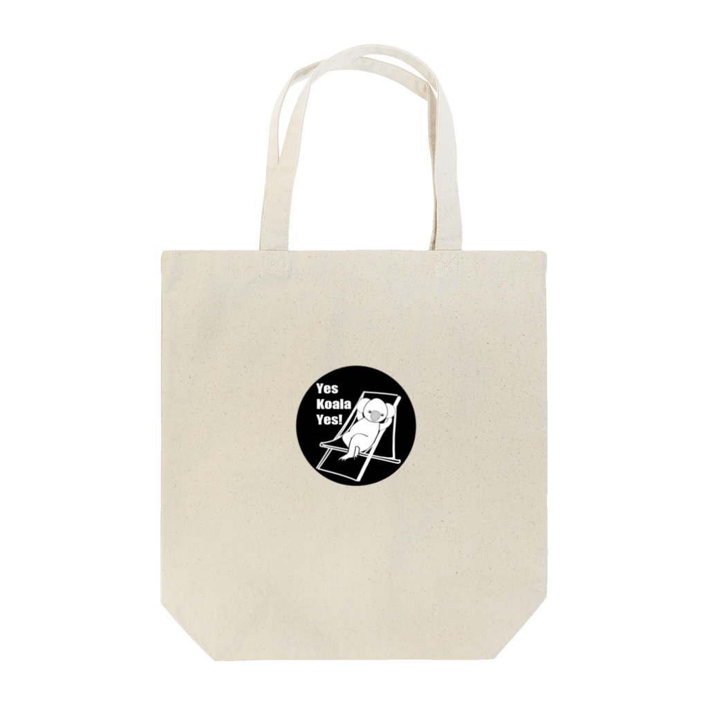 Ito  YoshiのYes Koala yes Black Tote Bag