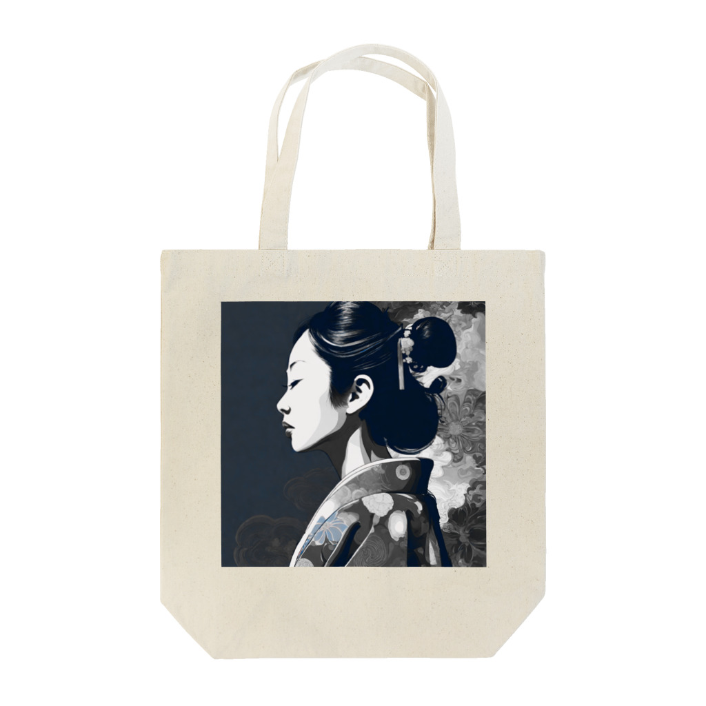 yomoYamaショップのJapanese woman Tote Bag