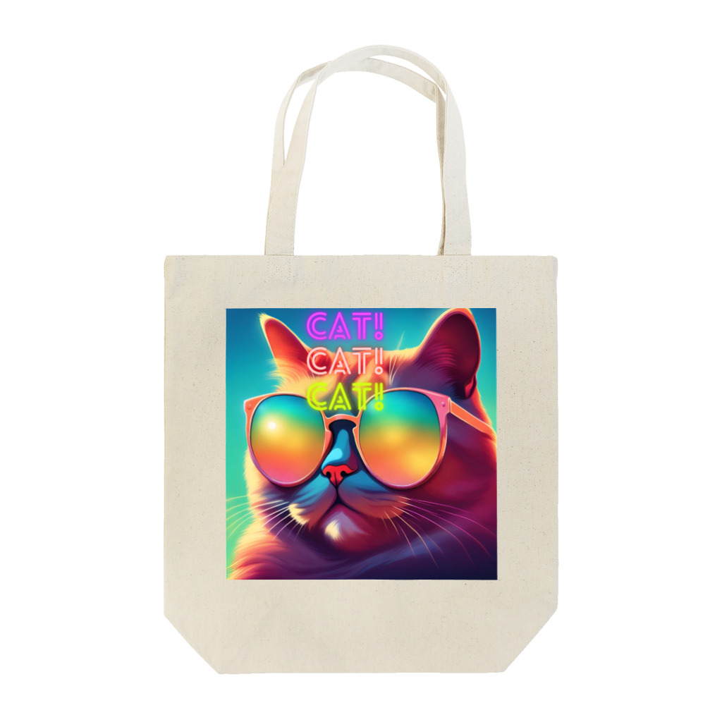 tatuuのShady Cat! Tote Bag