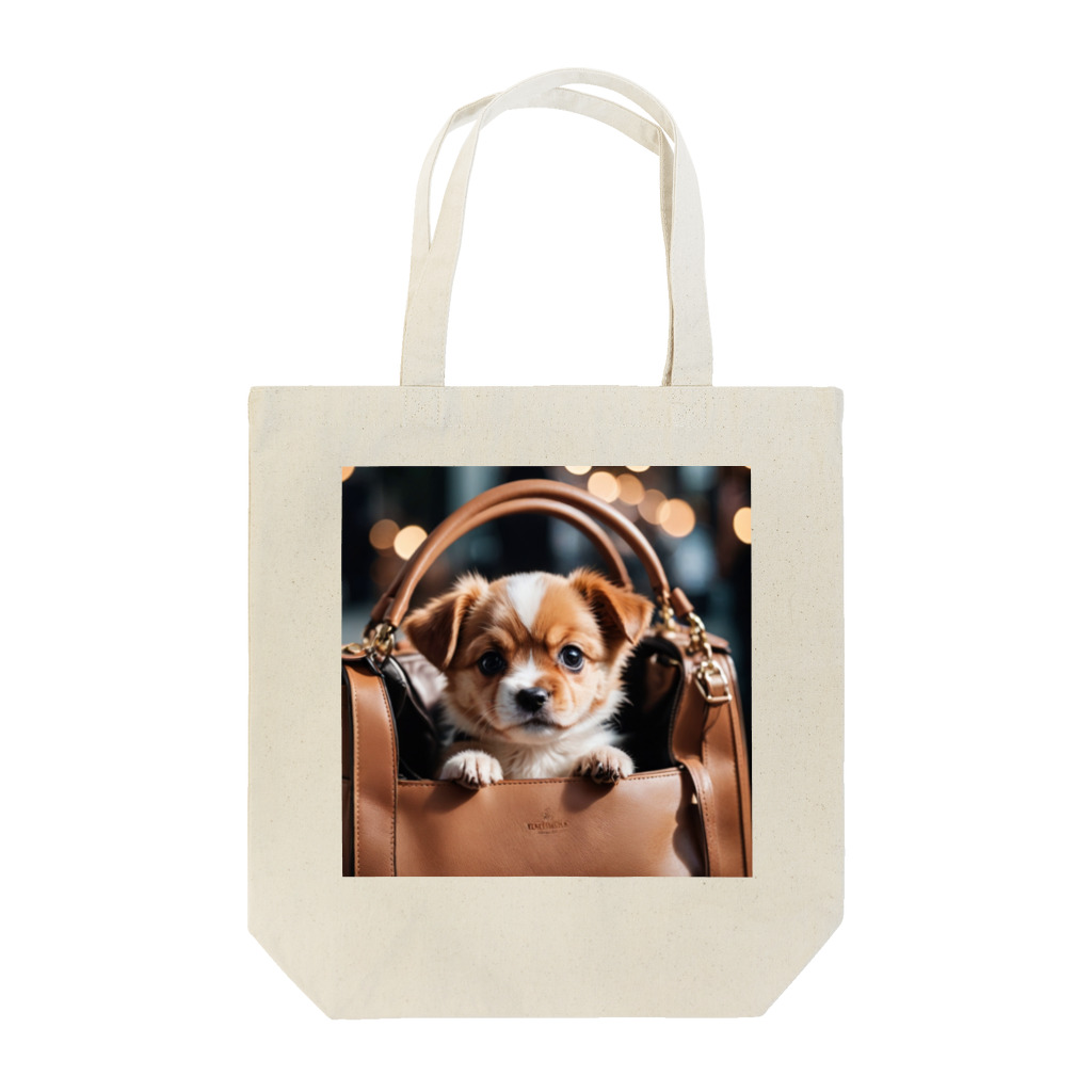 hanako_nono21のバッグに入った犬 Tote Bag