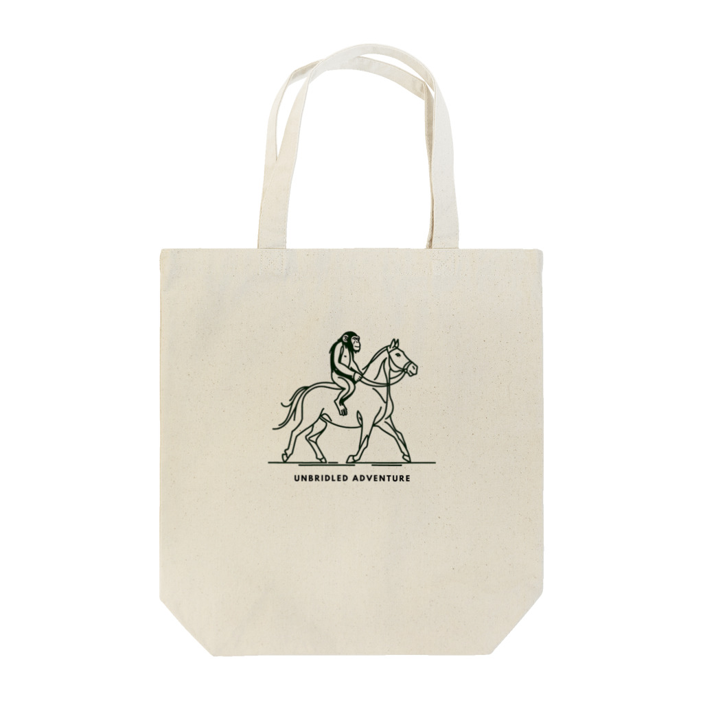 Clozettaの馬に乗るサル Tote Bag