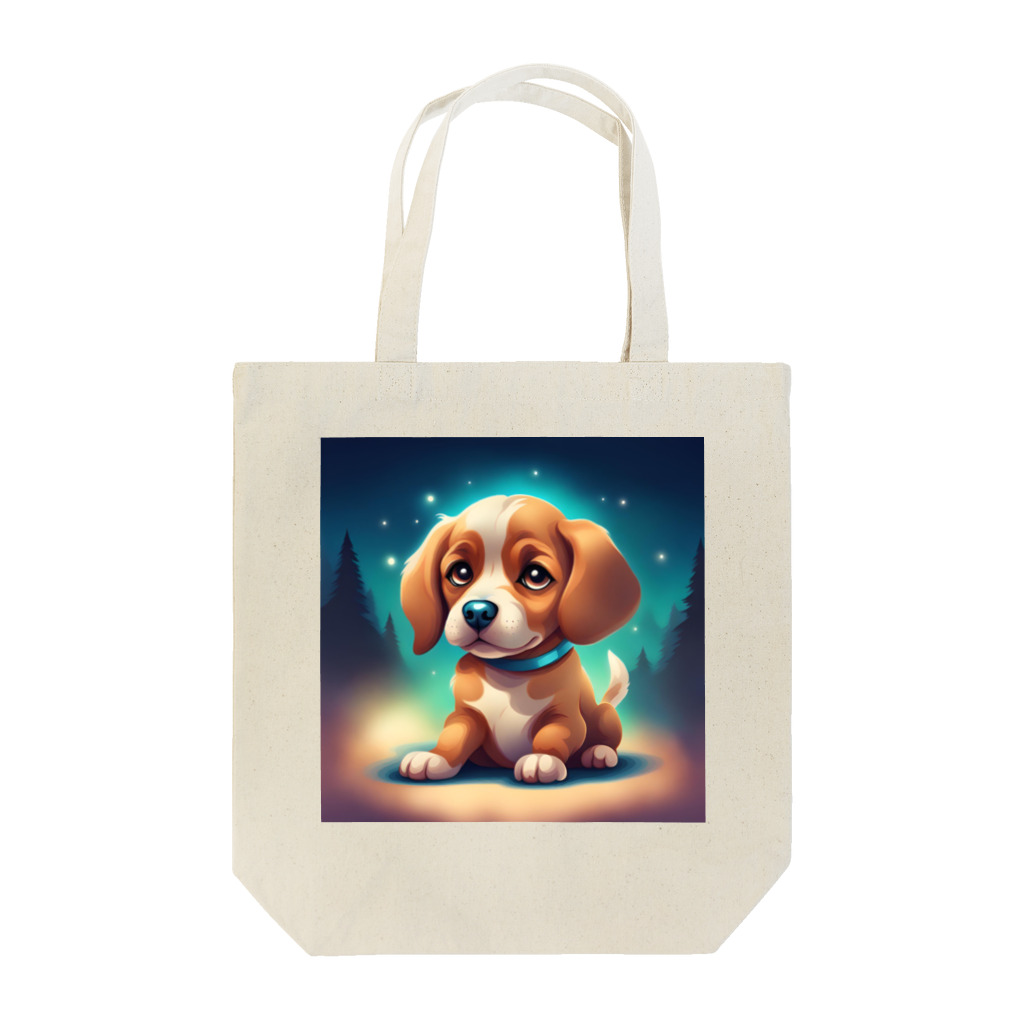 春乃遊羽アイディアイラストショップの可愛い犬のイラスト Tote Bag