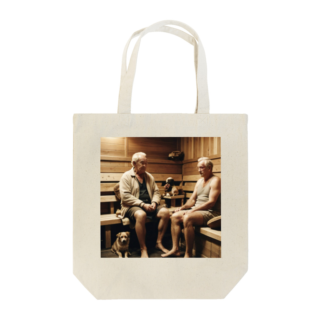 A.の散歩中のサウナー　 Tote Bag