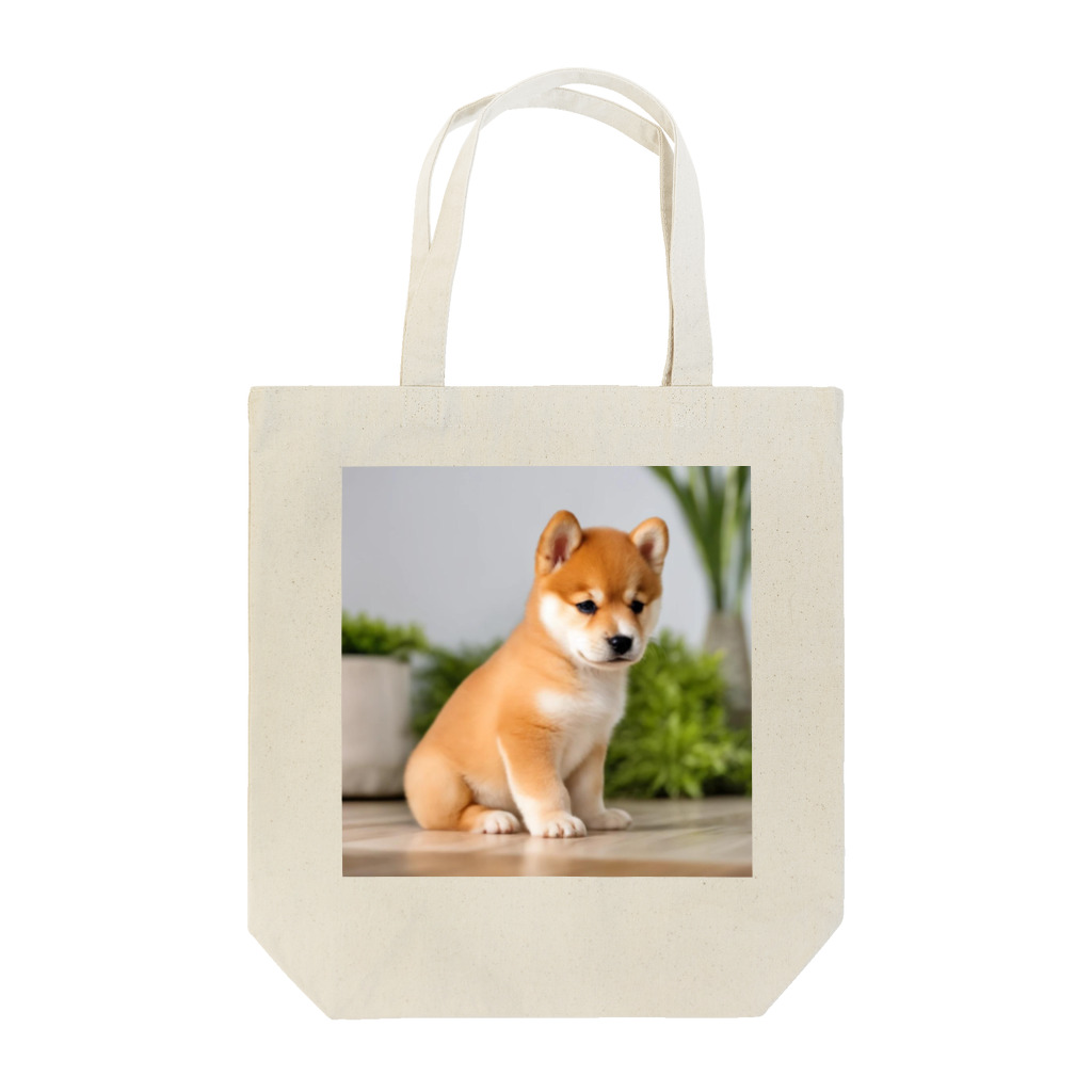 ワイルドワンズの柴犬の子犬 Tote Bag