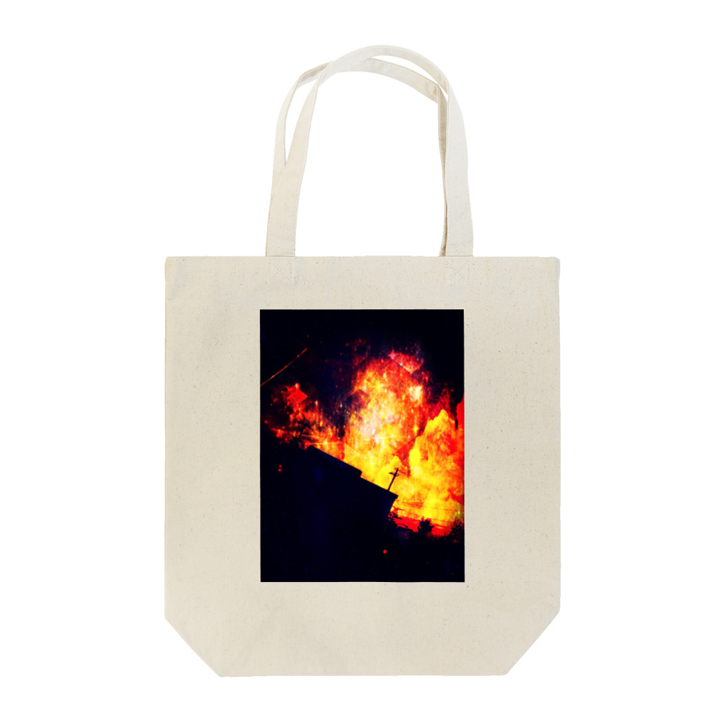 白夢の燃ゆる宇宙 Tote Bag